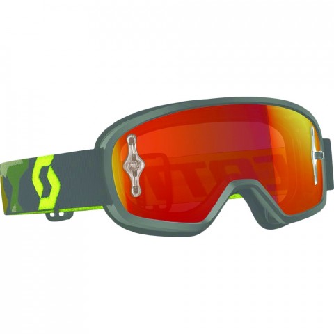 GOGGLE BUZZ MX GREY/FLU YEL ORA CHRO WKS