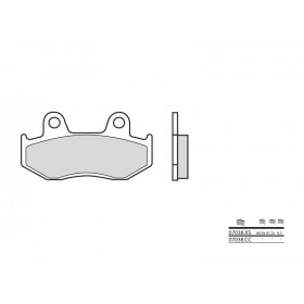 Plaquettes de frein BREMBO 07038XS carbone céramique organique