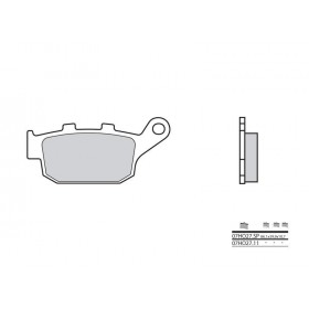 Plaquettes de frein BREMBO 07HO2711