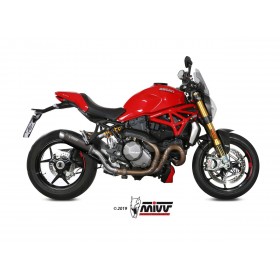 Silencieux MIVV GP Pro Steel Black/casquette inox Ducati Monster 821