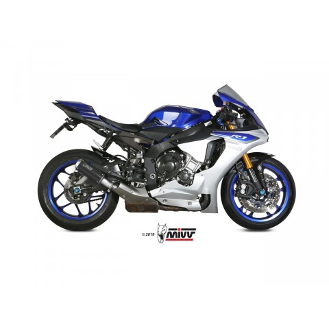 Silencieux MIVV MK3 Carbon/casquette inox Yamaha R1