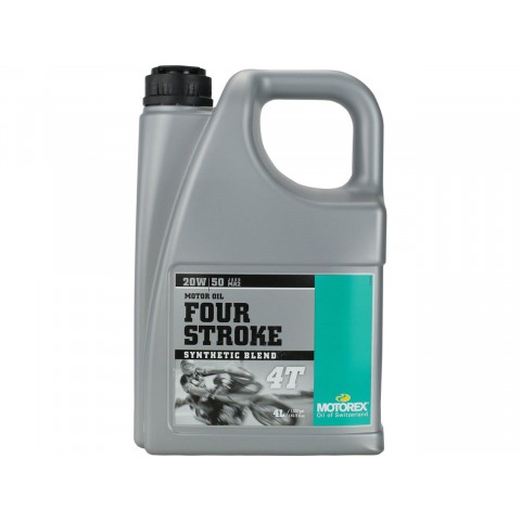 Huile moteur MOTOREX 4 Stroke 20W50 semi-synthétique 4L