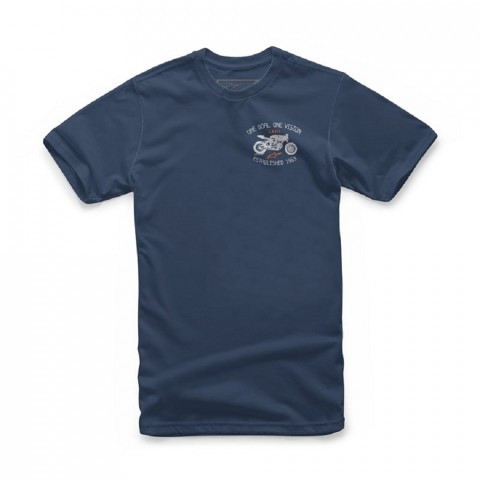 THE BIKE TEE NAVY