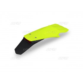 Garde-boue arrière + feu UFO jaune fluo Husqvarna FE/TE