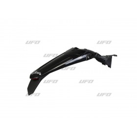 Garde-boue arrière + support de plaque avec feu UFO noir Yamaha WR450F