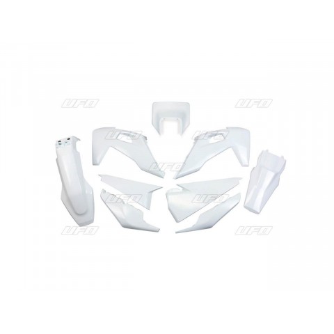 Kit plastiques UFO blanc Husqvarna FE/TE