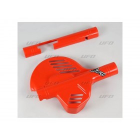 Protège-disque avant UFO orange (90') Honda XR600R