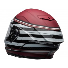 Casque BELL Race Star Flex DLX RSD The Zone Matte/Gloss White/Candy Red taille S