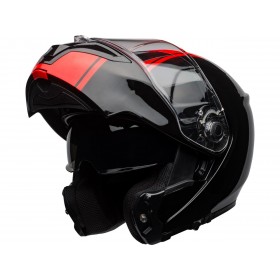 Casque BELL SRT Modular Ribbon Gloss Black/Red taille XL