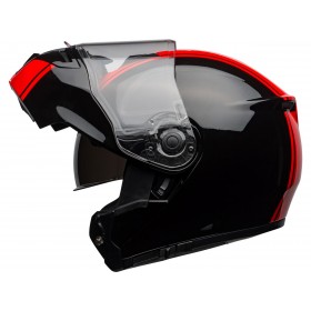 Casque BELL SRT Modular Ribbon Gloss Black/Red taille M