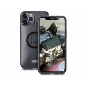 Pack complet SP-CONNECT Moto Bundle fixé sur guidon iPhone 11 Pro