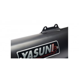 Ligne complète YASUNI Scooter 4 Black Edition inox noir/casquette carbone Honda SH 300