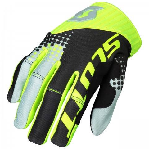 GLOVE 450 ANGLED BLACK/YELLOW S