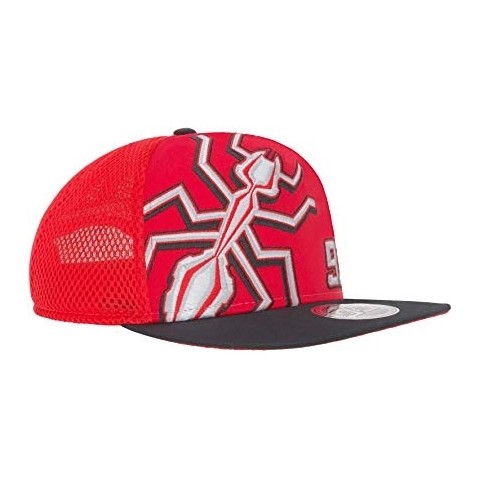 CASQUETTE TRUCKER PLATE ROUGE MARC MARQU