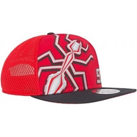 CASQUETTE TRUCKER PLATE ROUGE MARC MARQU