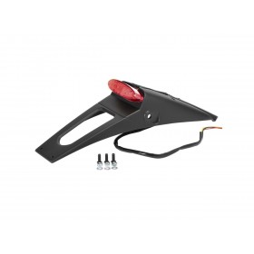 Extension de garde boue arrière POLISPORT RSP LED 2.0 noir avec feu + éclairage de plaque