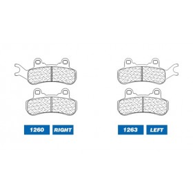 Plaquettes de frein CL BRAKES 1260ATV1 métal fritté