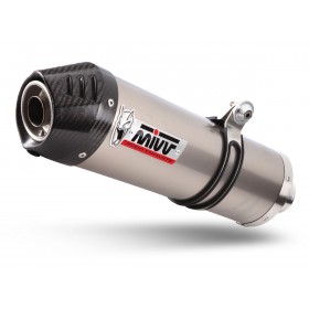 Silencieux MIVV Oval titane/casquette carbone Ducati Multistrada 1100