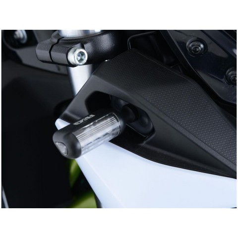 Adaptateur micro clignotant R&G RACING noir Kawasaki