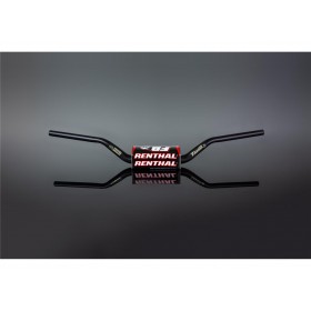 Guidon Ø36mm sans barre RENTHAL R-Works Fatbar®36 Reed/Windham noir/mousse noire