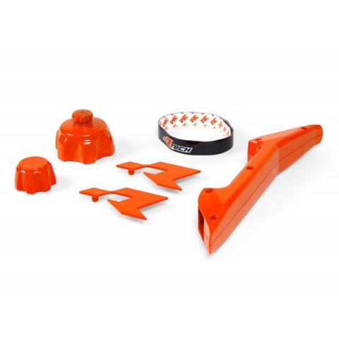 Kit accessoires bidon d'essence RACETECH orange