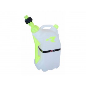 Bidon d'essence RACETECH remplissage rapide 15L translucide/jaune