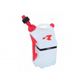 Bidon d'essence RACETECH remplissage rapide 15L translucide/rouge