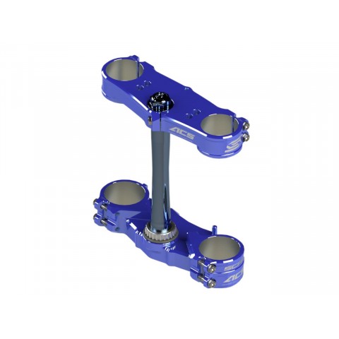 Té de fourche SCAR bleu offset 16mm KTM Husqvarna