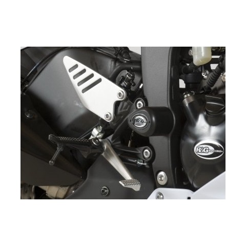 Tampons de protection R&G RACING Aero noir Kawasaki ZX6R 636