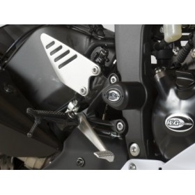 Tampons de protection R&G RACING Aero noir Kawasaki ZX6R 636