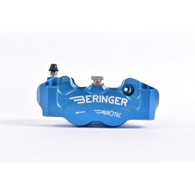 Etrier de frein radial gauche BERINGER Aerotec® 4 pistons Ø32mm entraxe 100mm bleu