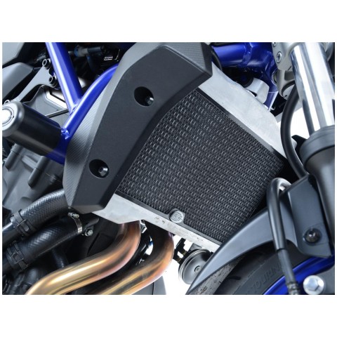 Protection de radiateur R&G RACING titane Yamaha MT-07