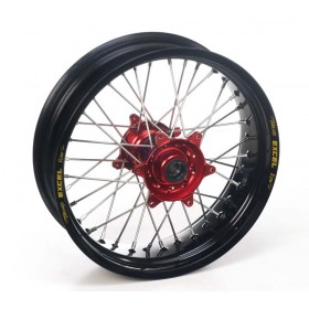 ROUE ARRIERE HAAN WHEELS 17X4,25X36T JANTE NOIRE/MOYEU ROUGE HONDA CRF-450R