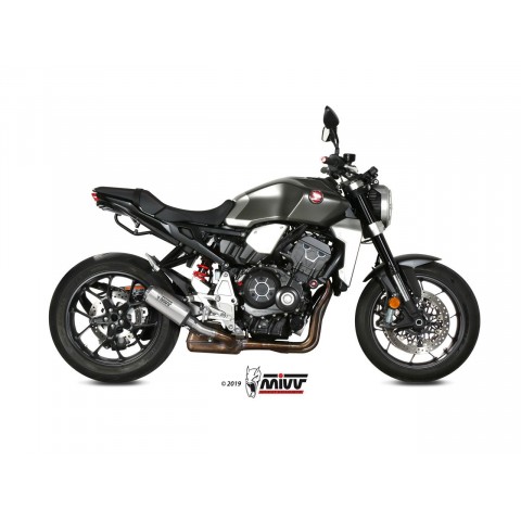 Silencieux MIVV MK3 inox/casquette inox Honda CB1000R