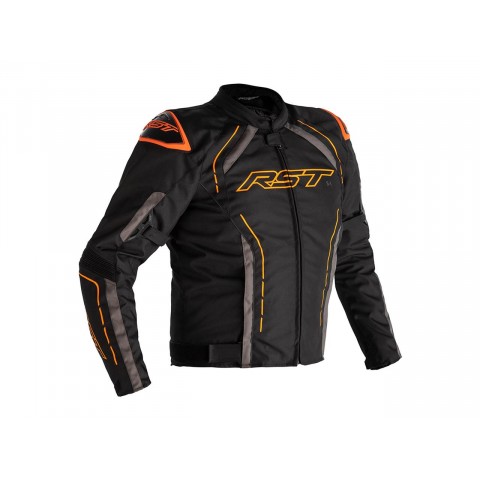 Veste RST S-1 textile noir/gris/orange homme