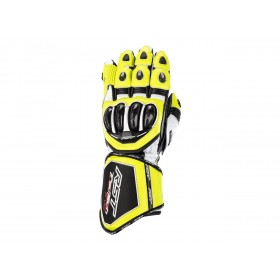 Gants RST Tractech Evo 4 cuir jaune fluo/noir homme