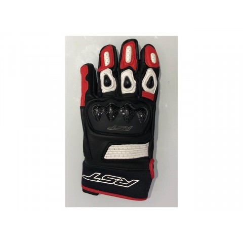 Gants RST Freestyle II cuir rouge homme