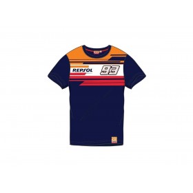 T-SHIRT MARC MARQUEZ REPSOL L NAVY/ORANG