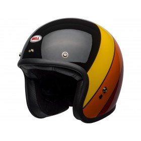 Casque BELL Custom 500 DLX Riff Gloss Black/Yellow/Orange/Red