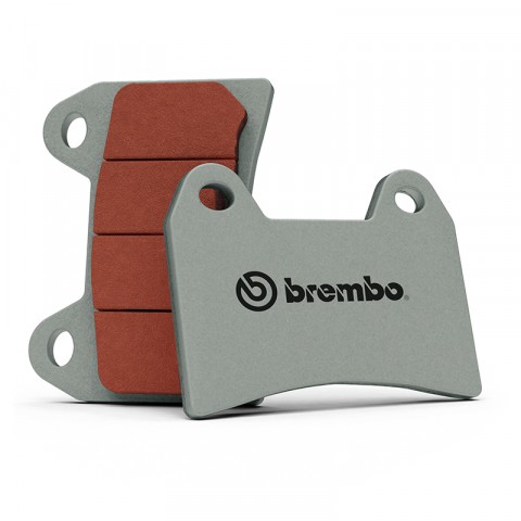 PLAQUETTES FREIN BREMBO TYPE 07BB26 SR METAL FRITTE - SPORT