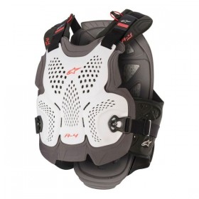A-4 MAX CHEST PROTECTOR WHITE ANTHRACITE