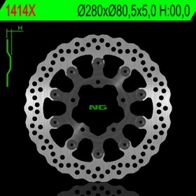 Disque de frein NG BRAKE DISC Pétale Flottant - 1414X