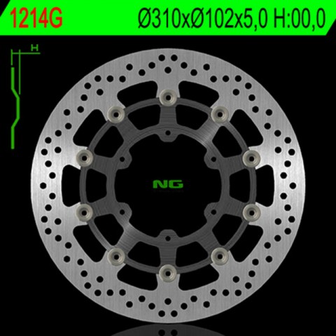 Disque de frein NG BRAKE DISC Flottant - 1214G