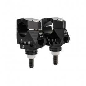Pontets de guidon GILLES TOOLING 2DGT réglables noir Suzuki GSF1250 Bandit