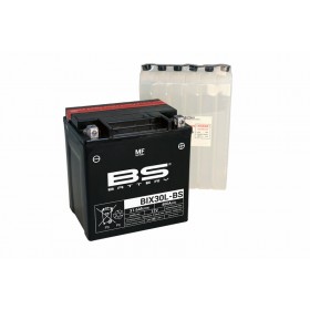 Batterie BS BATTERY BIX30L-BS sans entretien livrée avec pack acide