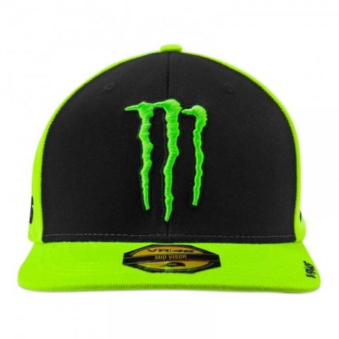 SPONSOR MONSTER CASQUETTE NOIR/JAUNE VRL