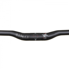 Guidon de vélo UNO série Rise bar MTN - 720 mm - Ø31,8 Carbone