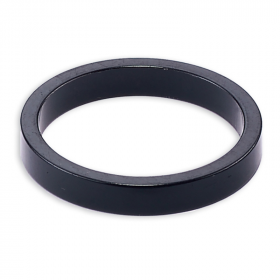 Jeu de rondelles d'écartement V BIKE de 5 mm (x10) pour la direction a-head 1-1/8'' aluminium noir