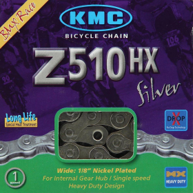 Chaîne de vélo KMC Z1eHX Wide - 112 maillons 1 vitesses