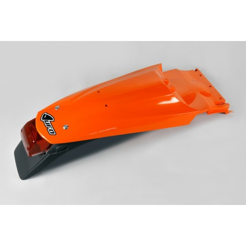 Garde-boue arrière UFO avec feu arrière orange KTM